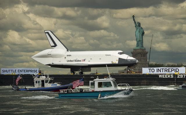 NASA image: Space Shuttle Enterprise Move to Intrepid