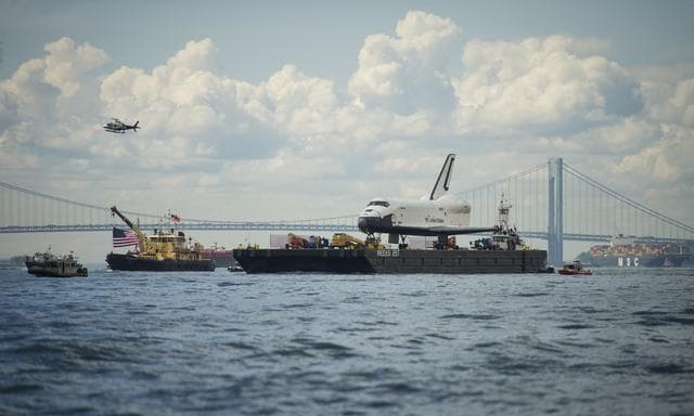 NASA image: Space Shuttle Enterprise Move to Intrepid