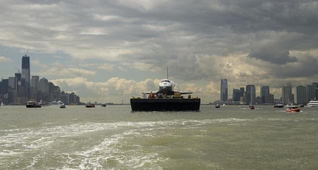 NASA image: Space Shuttle Enterprise Move to Intrepid