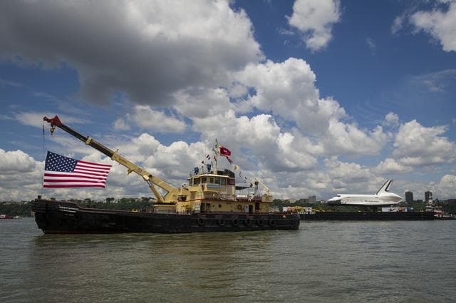 NASA image: Space Shuttle Enterprise Move to Intrepid