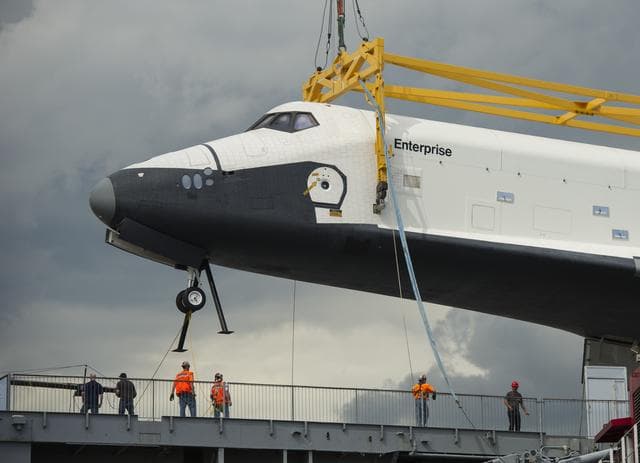 NASA image: Space Shuttle Enterprise Move to Intrepid