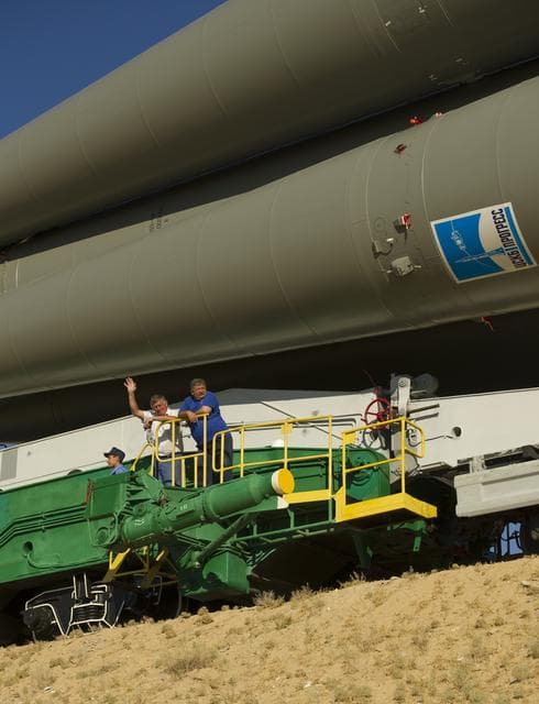NASA image: Expedition 32 Soyuz Rocket Rollout