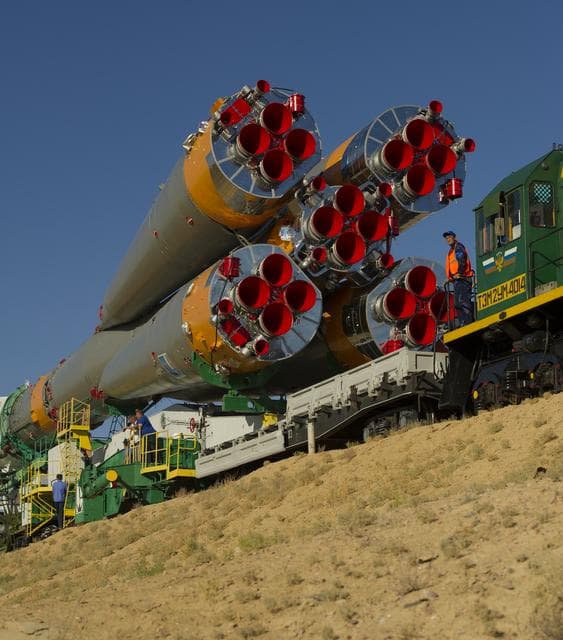 NASA image: Expedition 32 Soyuz Rocket Rollout