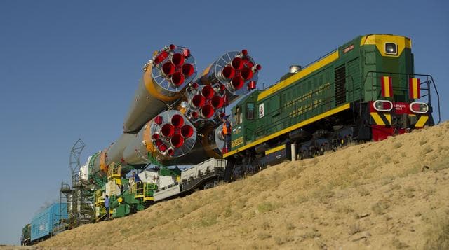 NASA image: Expedition 32 Soyuz Rocket Rollout
