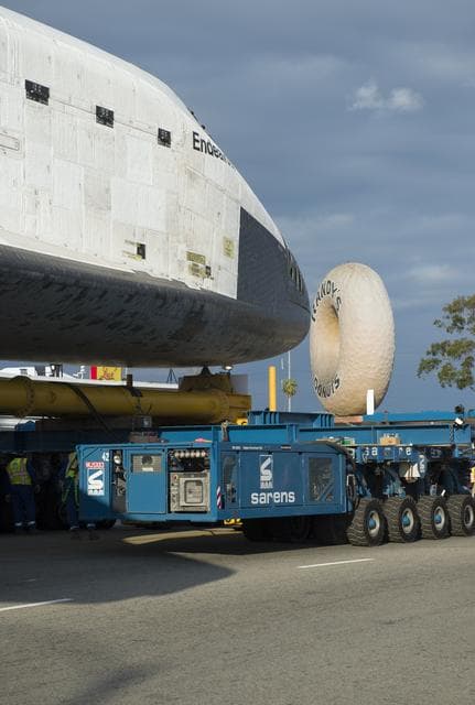 NASA image: Space Shuttle Endeavour Move