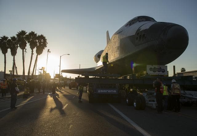 NASA image: Space Shuttle Endeavour Move