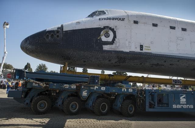 NASA image: Space Shuttle Endeavour Move