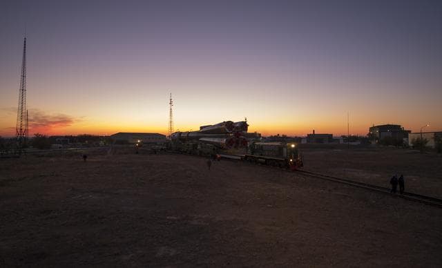 NASA image: Expedition 33 Soyuz Rollout