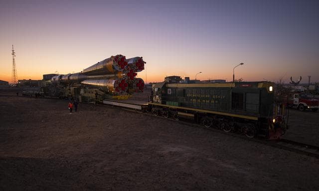 NASA image: Expedition 33 Soyuz Rollout