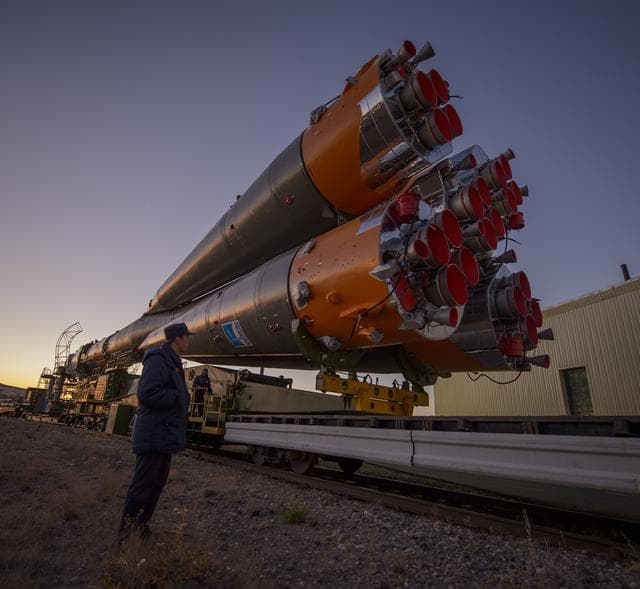NASA image: Expedition 33 Soyuz Rollout