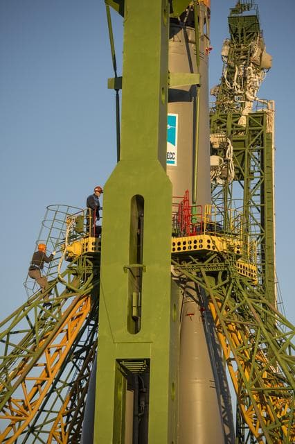 NASA image: Expedition 33 Soyuz Rollout