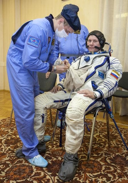 NASA image: Expedition 33 Crew Suitup