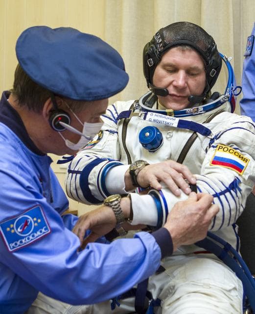 NASA image: Expedition 33 Crew Suitup