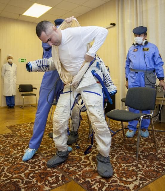NASA image: Expedition 33 Crew Suitup
