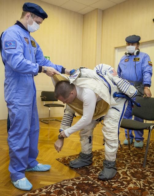 NASA image: Expedition 33 Crew Suitup