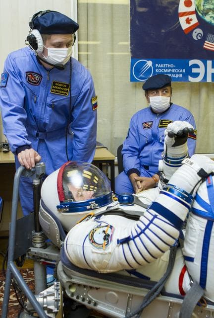 NASA image: Expedition 33 Crew Suitup