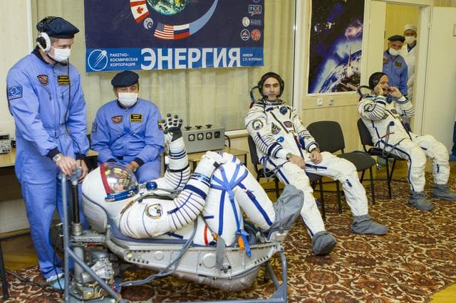 NASA image: Expedition 33 Crew Suitup