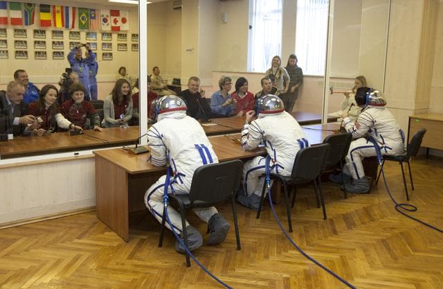 NASA image: Expedition 33 Crew Suitup