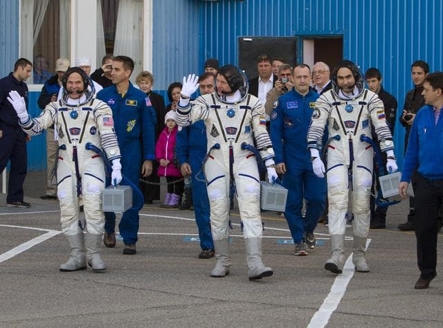 NASA image: Expedition 33 Crew Suitup