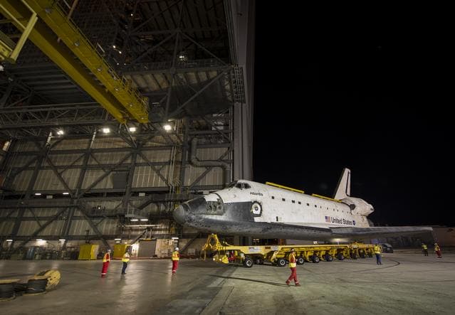 NASA image: Space Shuttle Atlantis Move
