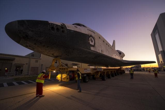 NASA image: Space Shuttle Atlantis Move
