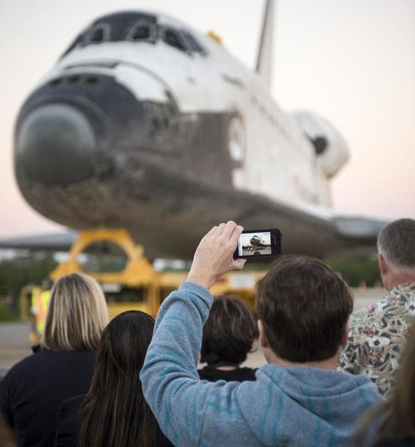 NASA image: Space Shuttle Atlantis Move