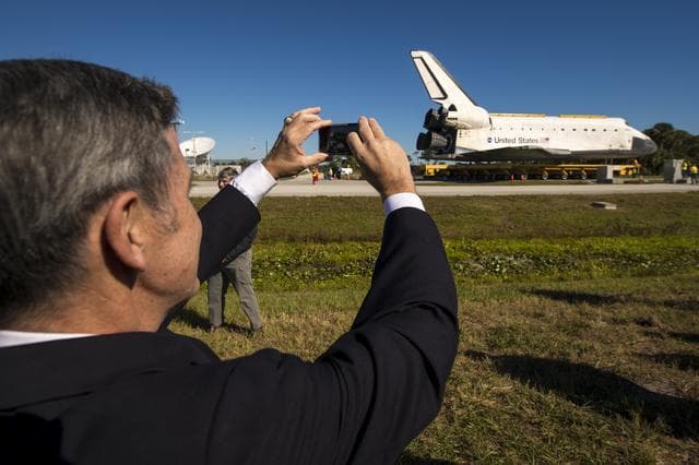 NASA image: Space Shuttle Atlantis Move