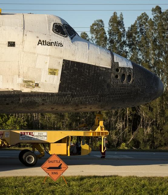 NASA image: Space Shuttle Atlantis Move