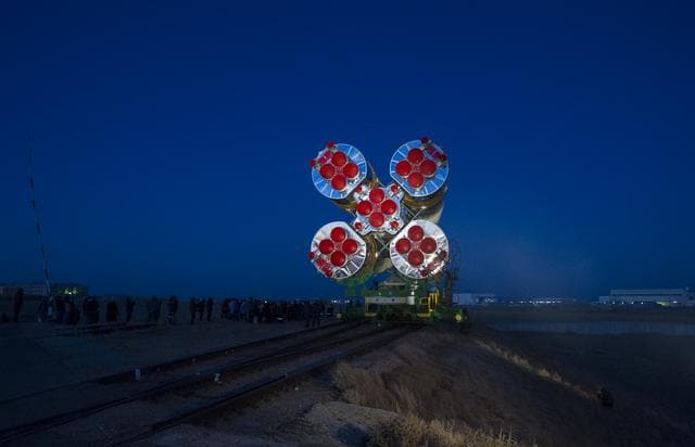 NASA image: Expedition 34 Soyuz Rollout
