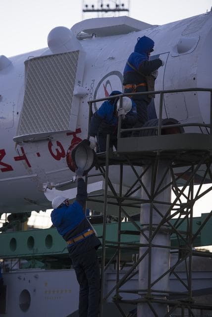 NASA image: Expedition 34 Soyuz Rollout