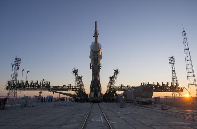 NASA image: Expedition 34 Soyuz Rollout