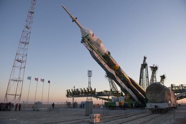 NASA image: Expedition 34 Soyuz Rollout