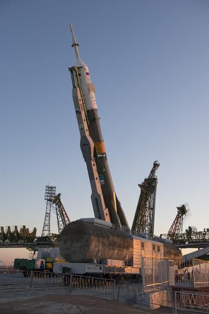 NASA image: Expedition 34 Soyuz Rollout