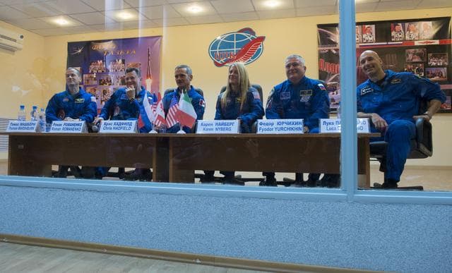 NASA image: Expedition 34 Press Conference