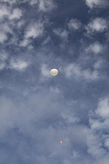 NASA image: Rocket University - Balloon Launch at KARS 1