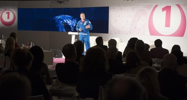 NASA image: Garan at Women's Cancer Summit