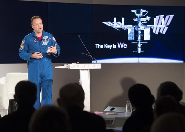 NASA image: Garan at Women's Cancer Summit