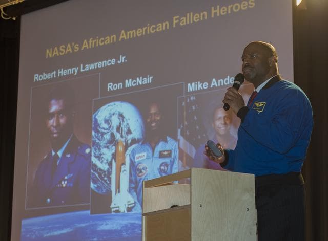 NASA image: Melvin at Eliot Hine Middle School