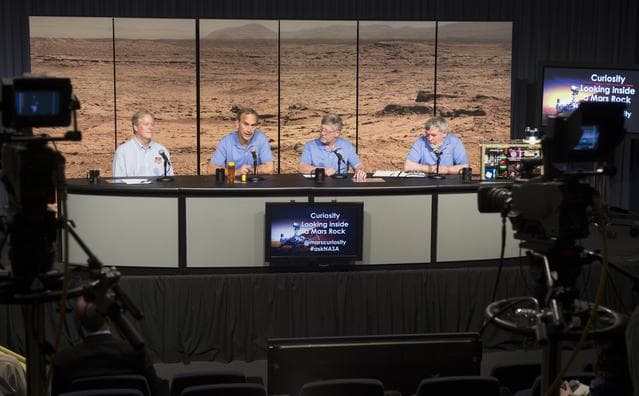 NASA image: Mars Rock Analysis Briefing
