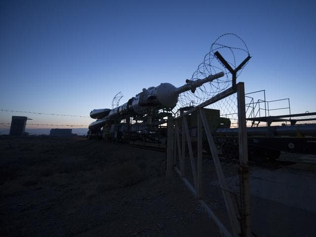 NASA image: Expedition 35 Soyuz Rollout