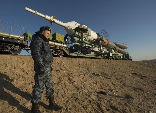 NASA image: Expedition 35 Soyuz Rollout