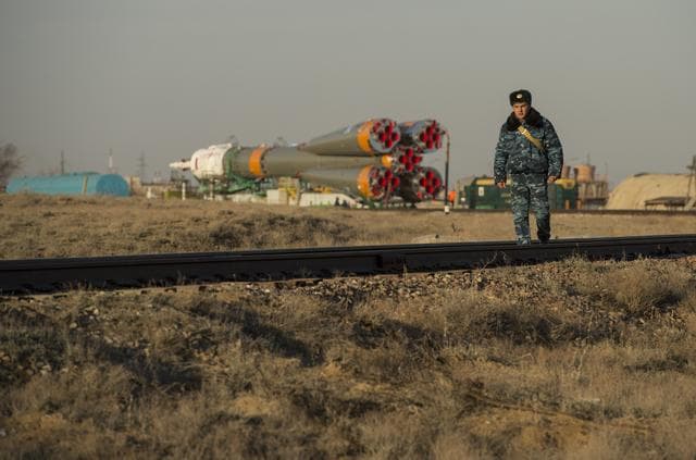 NASA image: Expedition 35 Soyuz Rollout