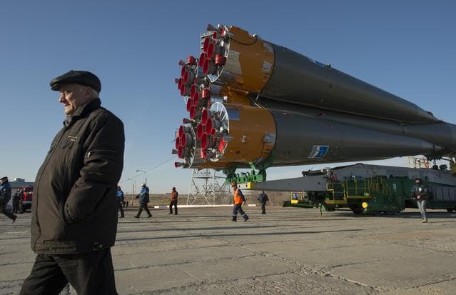 NASA image: Expedition 35 Soyuz Rollout