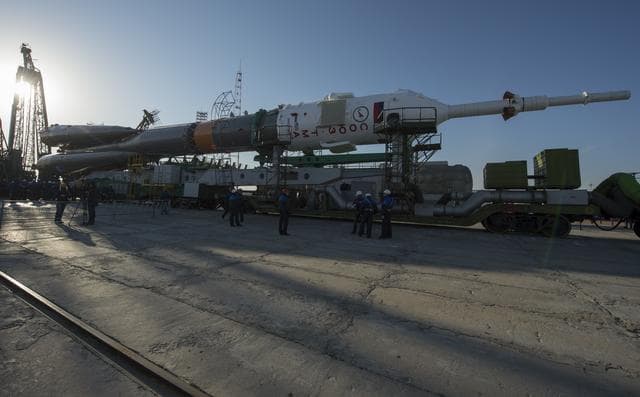 NASA image: Expedition 35 Soyuz Rollout