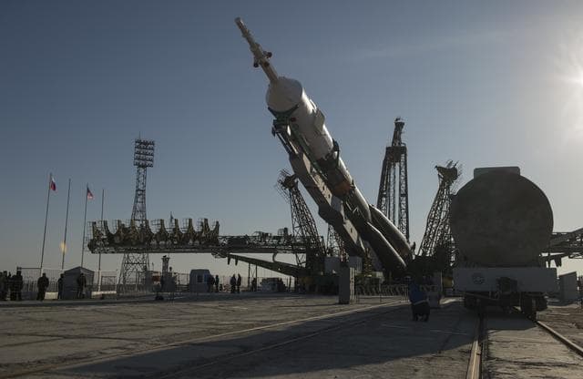 NASA image: Expedition 35 Soyuz Rollout