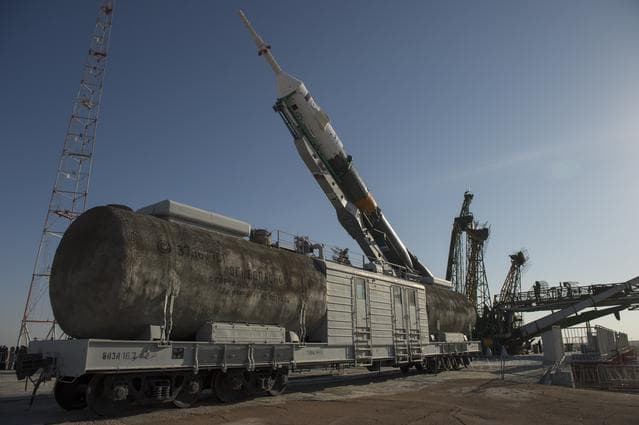 NASA image: Expedition 35 Soyuz Rollout