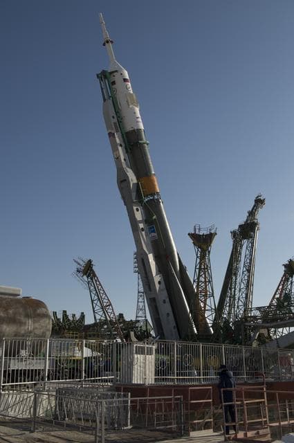 NASA image: Expedition 35 Soyuz Rollout