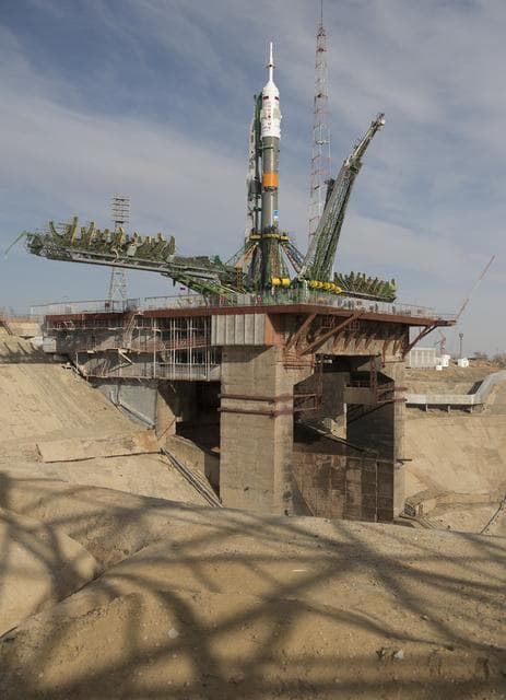 NASA image: Expedition 35 Soyuz Rollout