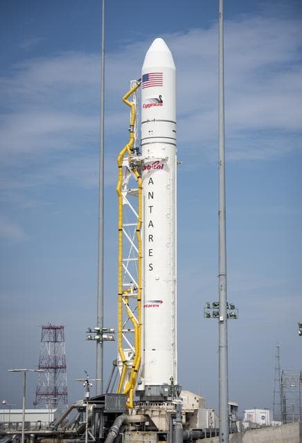 NASA image: Antares Rocket Preparation