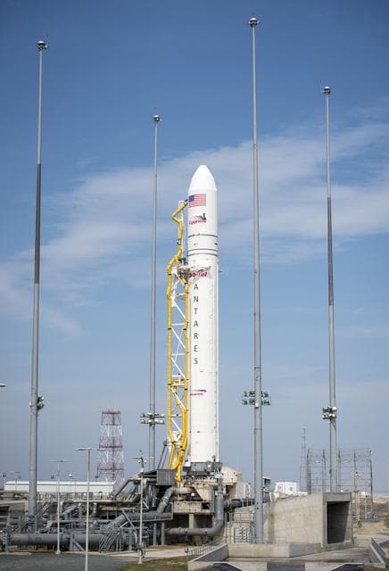 NASA image: Antares Rocket Preparation